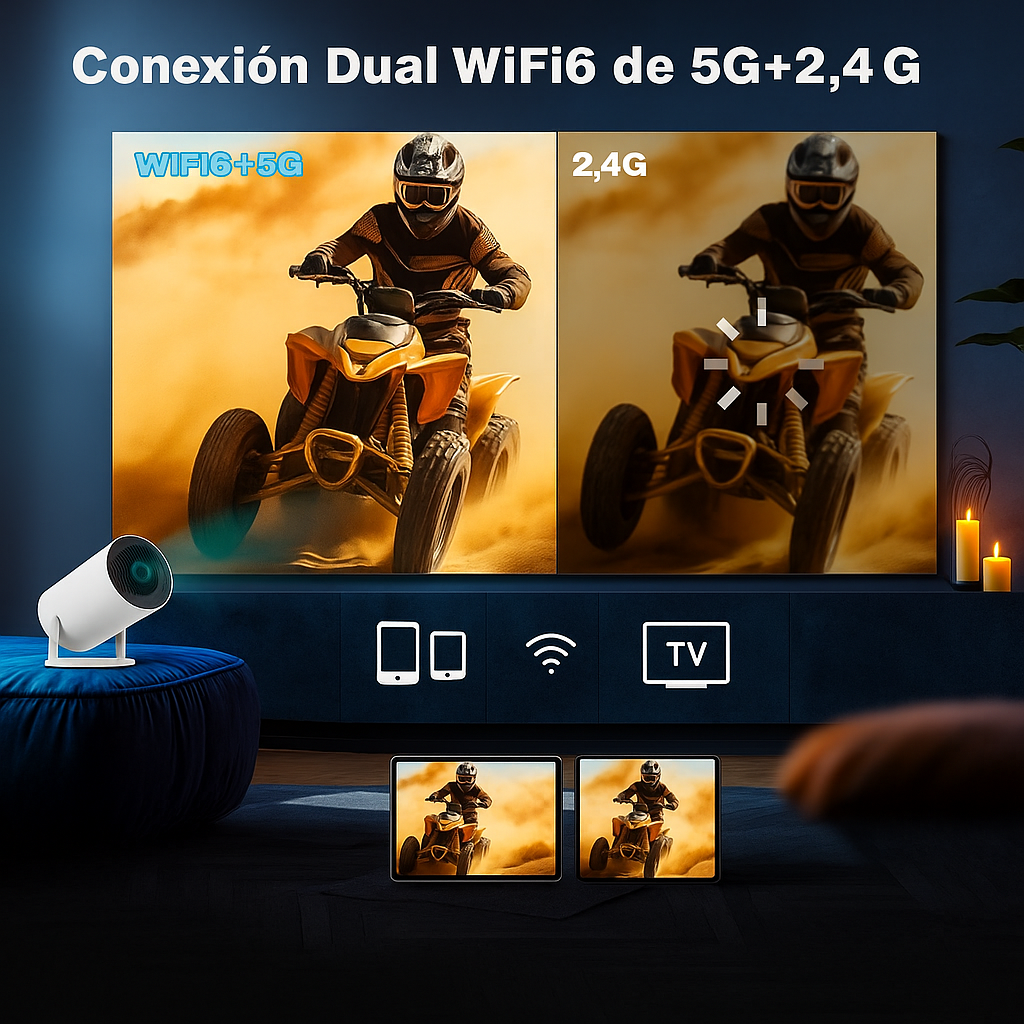 Proyector FULL HD - ¡El Cine donde estés!