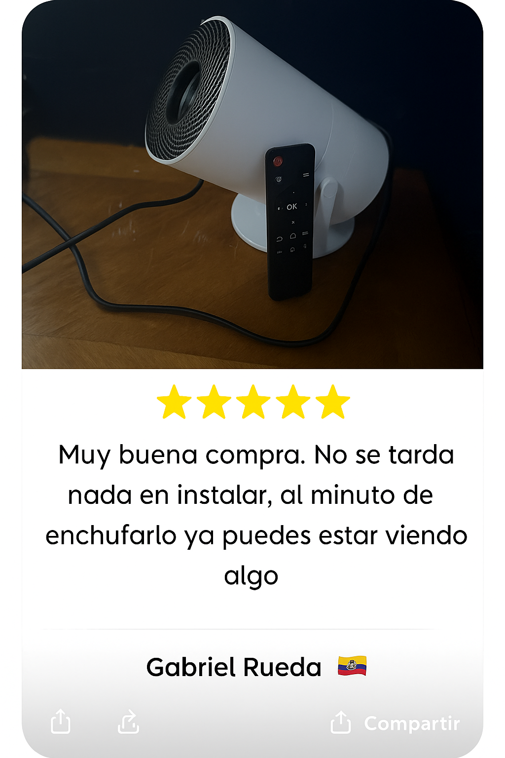 Proyector FULL HD - ¡El Cine donde estés!
