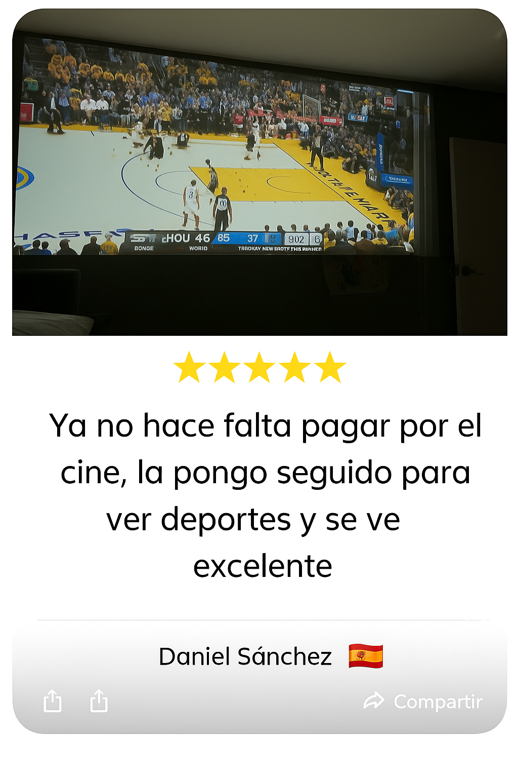 Proyector FULL HD - ¡El Cine donde estés!