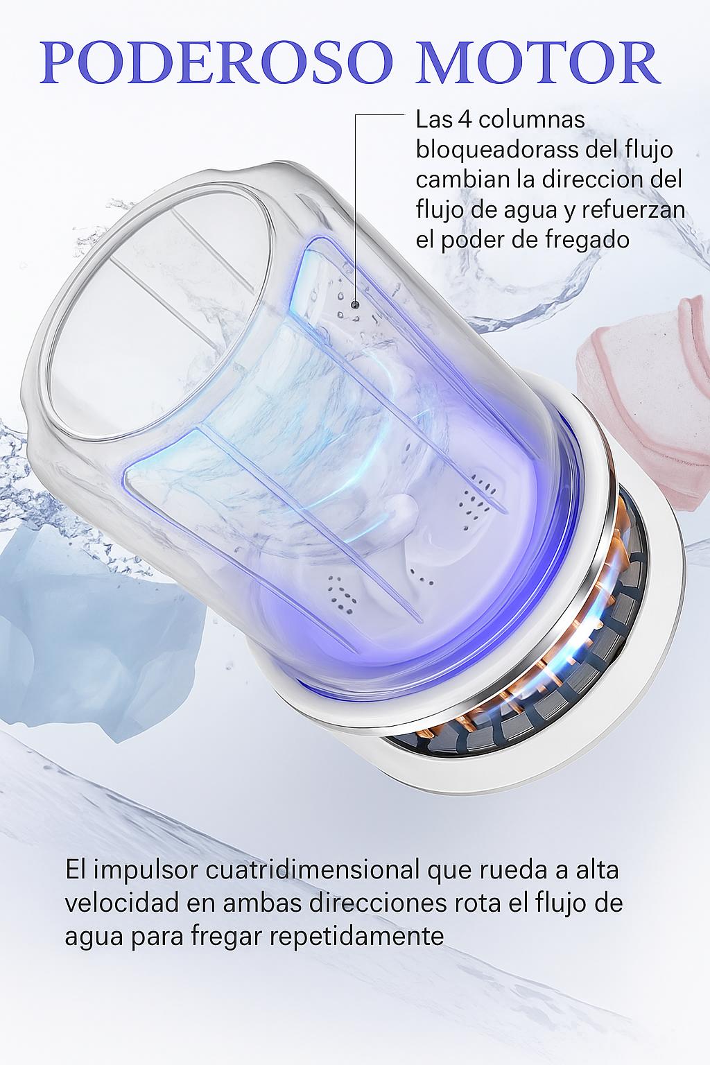 HidroBox Lavadora de ropa interior y de pequeñas prendas, Super Potente