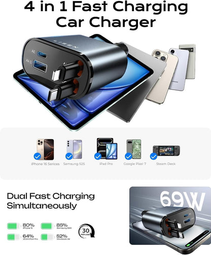 CARGADOR DE ALTA POTENCIA RETRACTIL