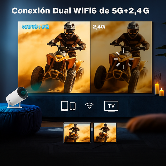 Proyector FULL HD - ¡El Cine donde estés!