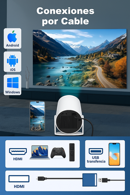 Proyector FULL HD - ¡El Cine donde estés!