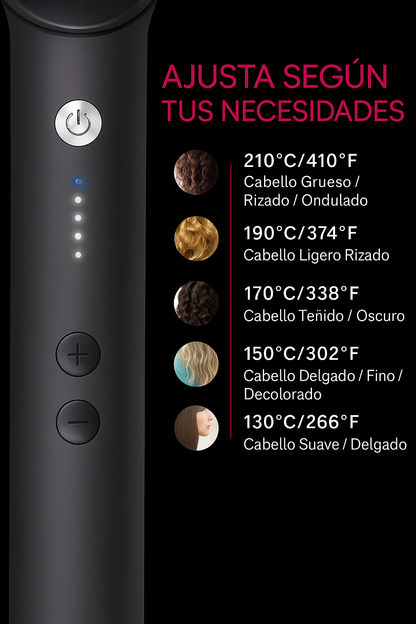 CEPILLO ALISADOR DE PELO - Protección anti‑quemaduras