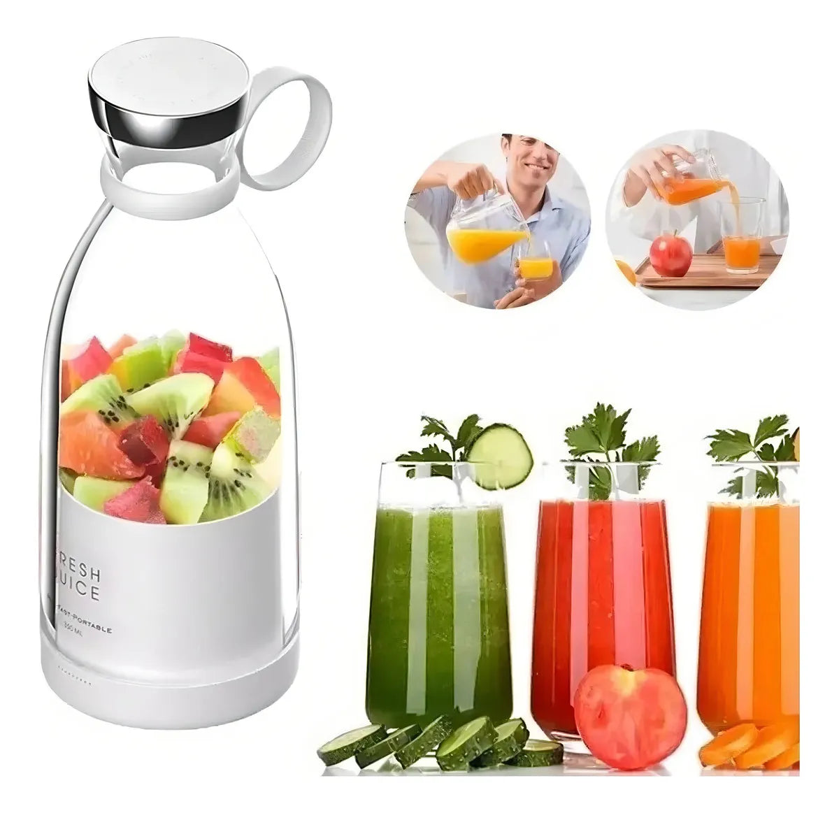Botella - Licuadora "FRESH JUICE" + ENVIO GRATIS