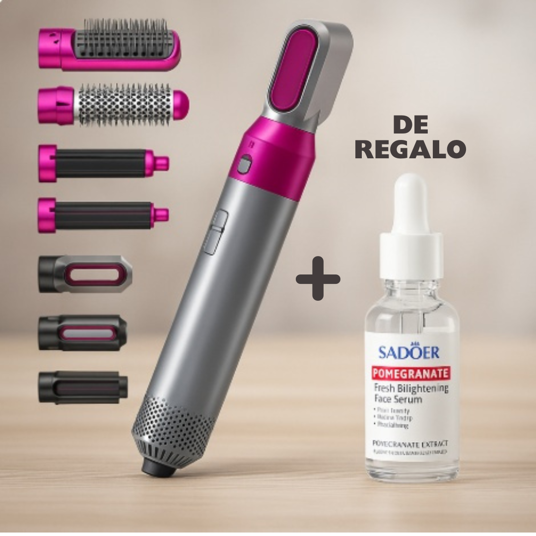 Cepillo 5 en 1 + Serum Rejuvenescedor de Regalo