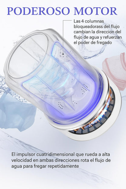 HidroBox  Lavadora de ropa interior y de pequeñas prendas, Super Potente
